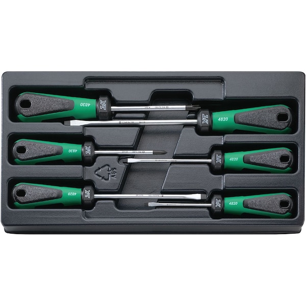 3K DRALL set of screwdrivers 6-pcs.